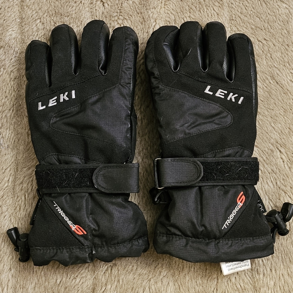 Leki Scope S Ski Gloves With Leather